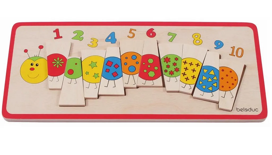 Matching Caterpillar Puzzle - 4+ 10 pieces