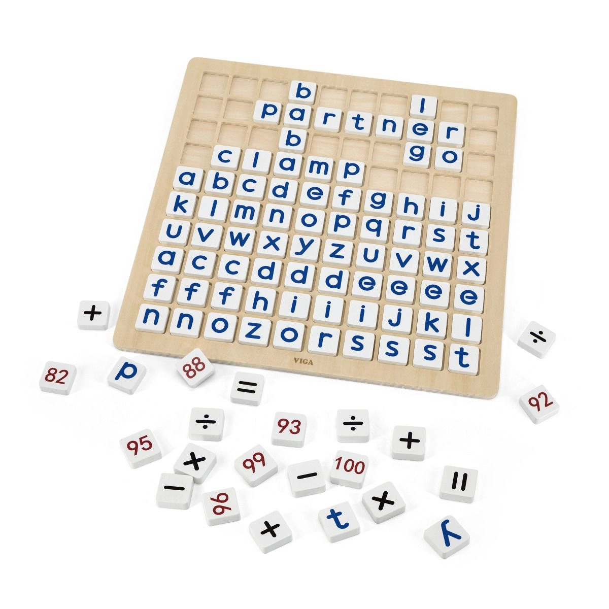 Alphabet and Multiplication Board - 3 +