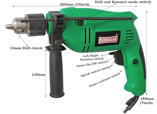 Impact drill - 700W 13mm
