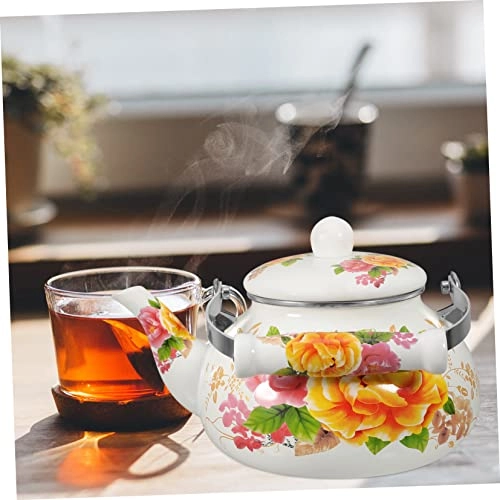 Enamel Tea Kettle - Enamel