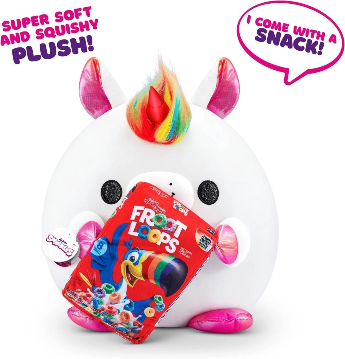 Unicorn&Bazooka Snackles 35 cm Plush