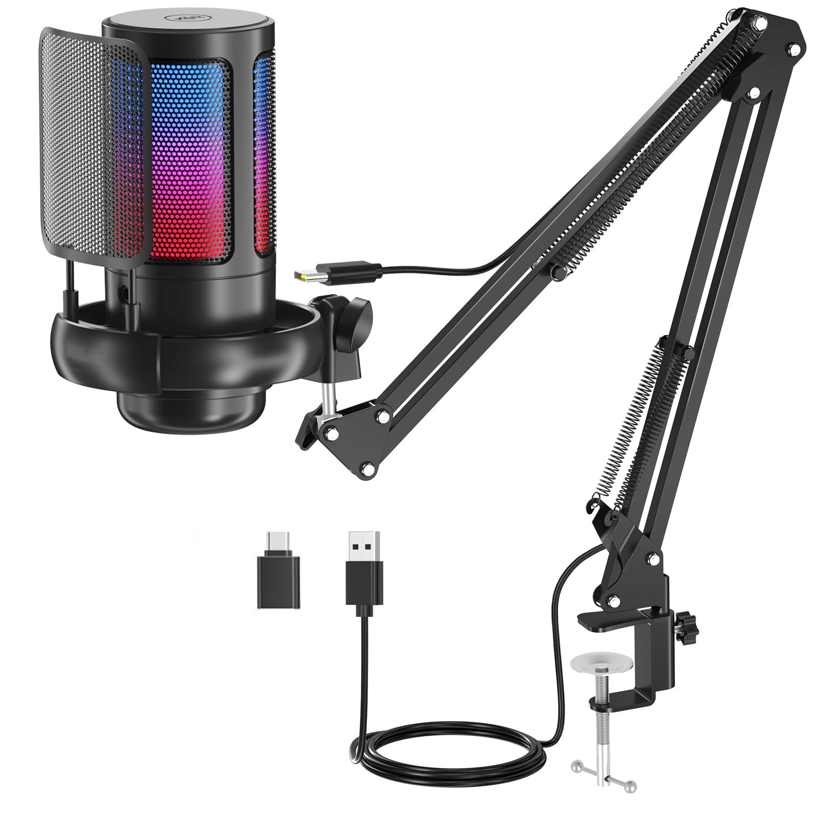 X spring Condenser Microphone - USB Microphone