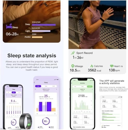Smart Ring - Heart Rate Oximetry Sleep