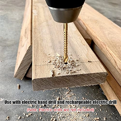 Step Drill Bit and Saw Drill Set - High speed steel 6 pieces 4-12mm/ 4-20mm/ 4-32mm; 3mm/ 6mm/ 8mm