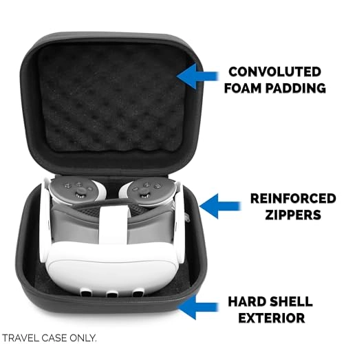 Case for Oculus Go - Dense Foam Accessory Bag