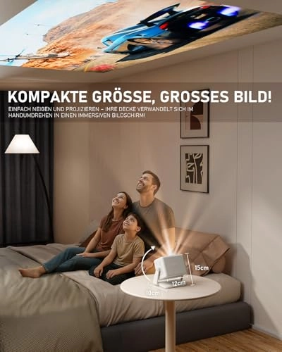 Smart Mini Projector - 27000L 1080P