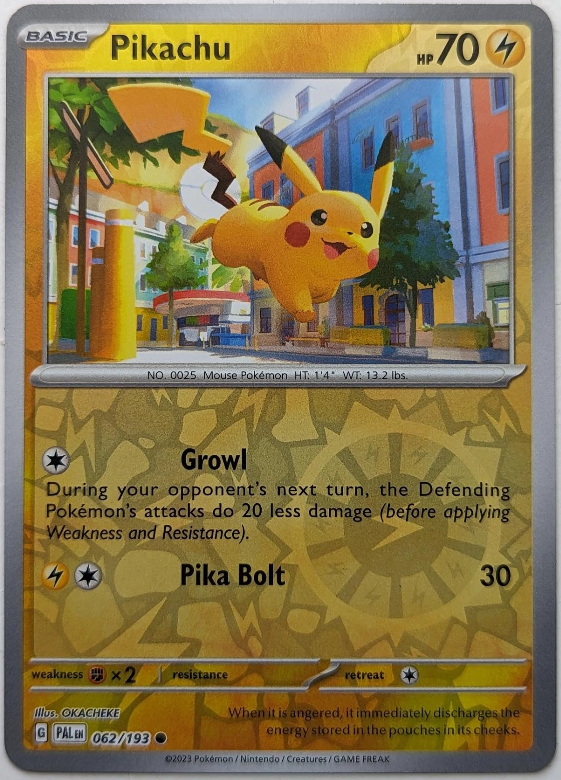 Pokémon Pikachu 018/091 - Single Card
