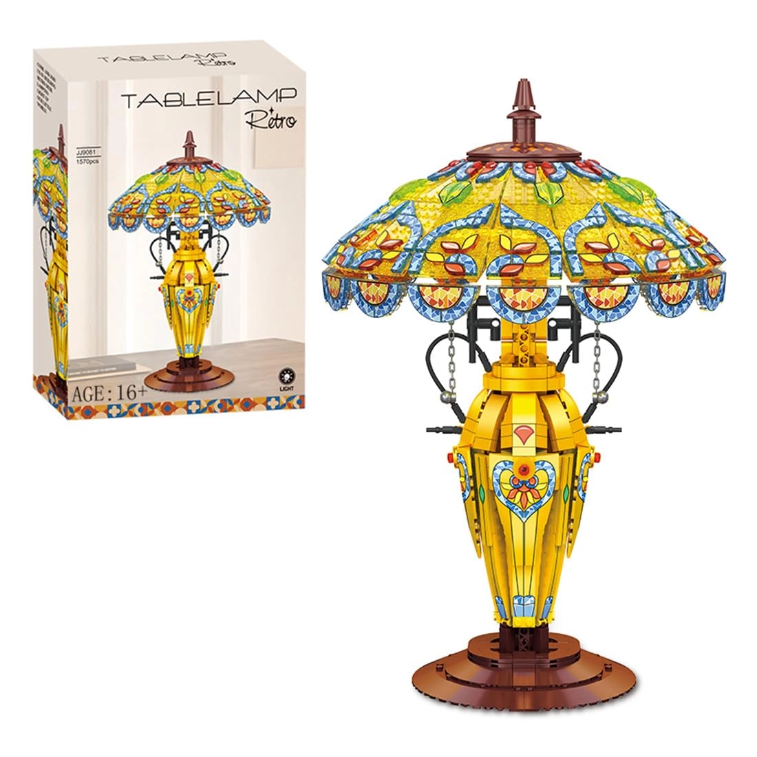 ConGamefun Desk Lamp Building Blocks Set - 1570 PCS LED