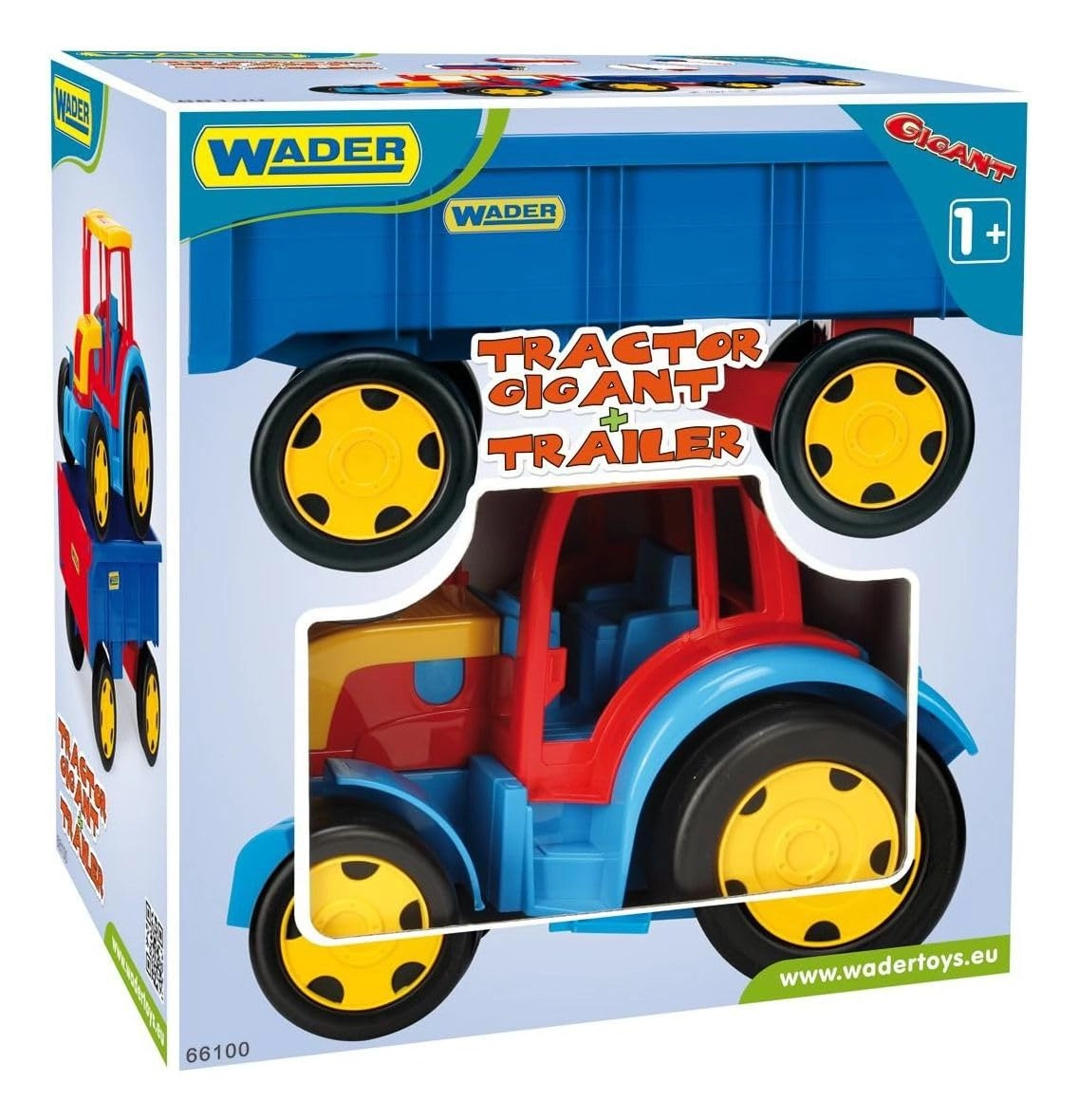 Wader Gigant Tractor 1:32 2 pcs + Trailer