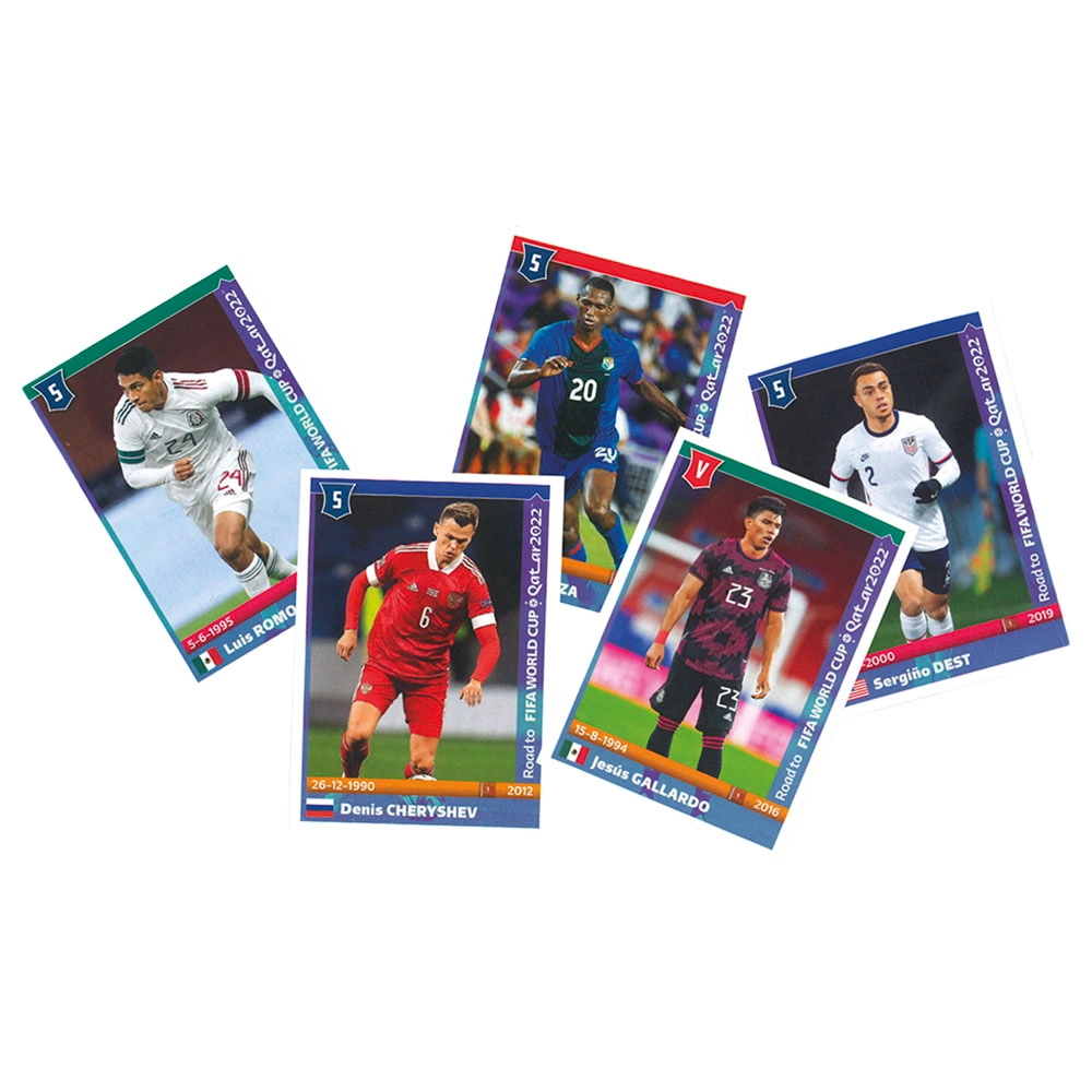 Road to FIFA World Qatar Cup 2022 Sticker Book 5 pcs