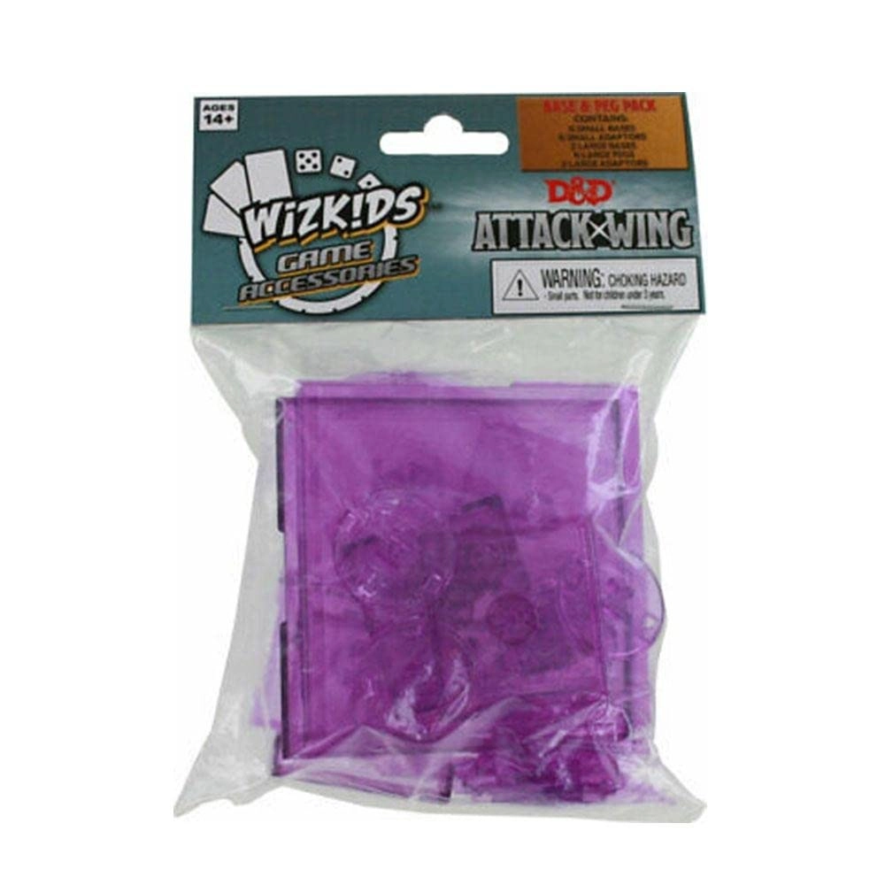 Attack Wing: Base and Peg Set - Purple