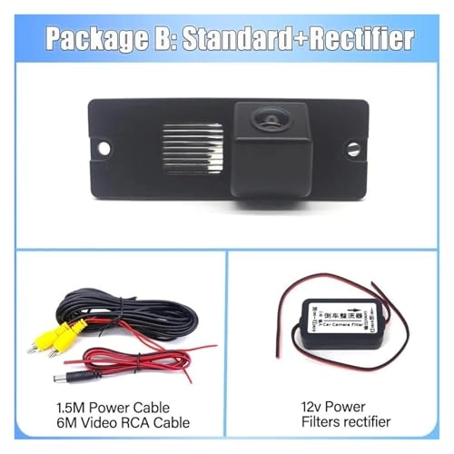 Reverse car rear view camera - Night vision Wired 720 x 540 pixels