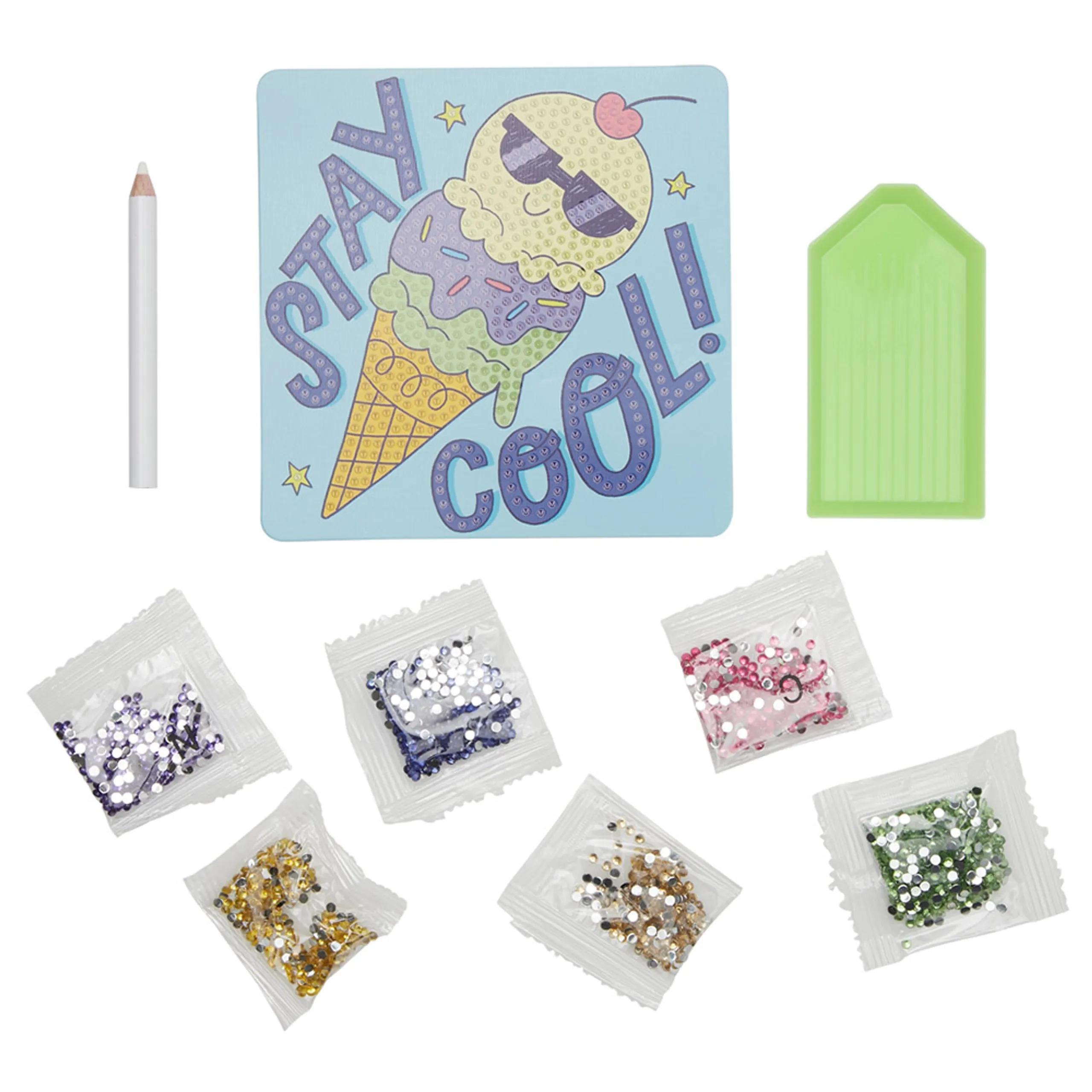 Razzle Dazzle Mini Gem Art Kit - Cool Cream