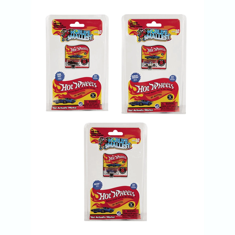 World’s Smallest Hot Wheels Series 10 - Die-cast metal 1" long