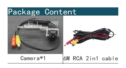 Reverse car rear view camera - Night vision Wired 720 x 540 pixels