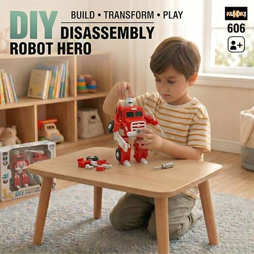 606 Diy Disassembly Robot Hero - 2-in-1 Teal