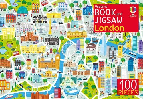 Usborne Books Book and Jigsaw London - Suitable for 5 years & above 100 pieces