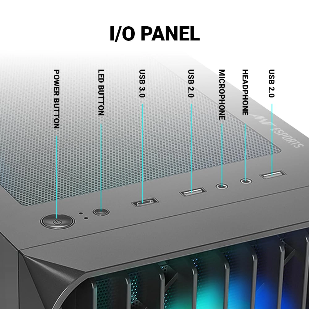 205 Air - Tempered Glass Side Panel Mid Tower