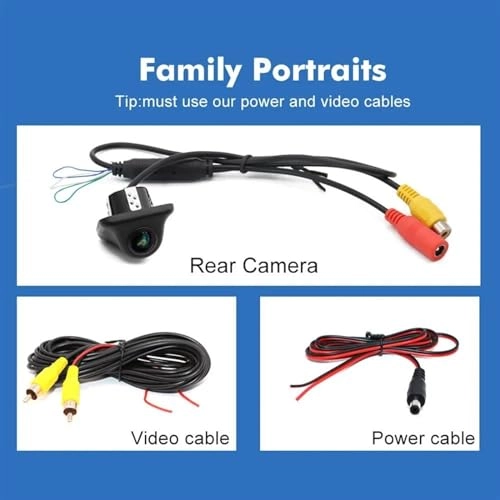 Car Backup Camera - Night vision 6M video cable 720x540