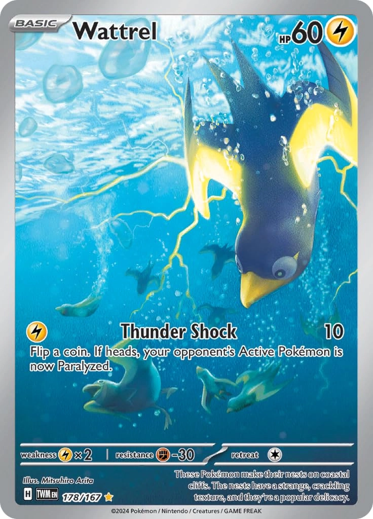 Pokémon Wattrel 178/167 - Twilight Masquerade