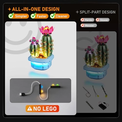 Lights for Lego 11509 Cactus in Bloom (11509) - LED Kit