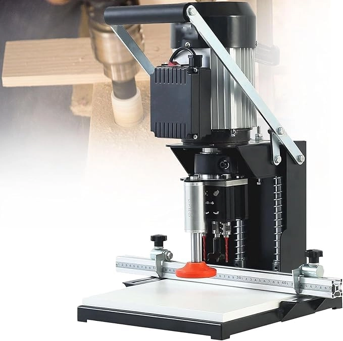 YXYLJOZ Hinge Drilling Milling Machine - 1100W 0-40mm