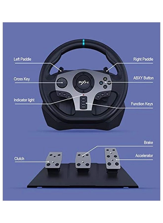 V9 Racing Wheel & Pedals