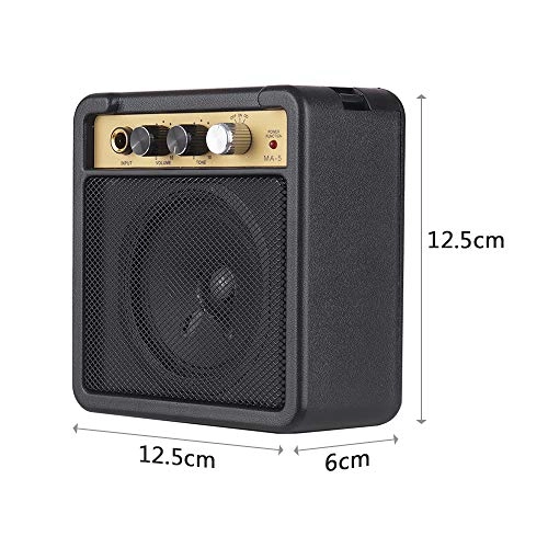 Mini Guitar Amplifier - 1W 6.35mm Input Headphone Output