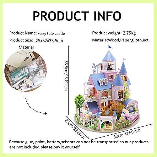 Miniature Wooden Dollhouse Furniture Kit - Creative Room 1:24