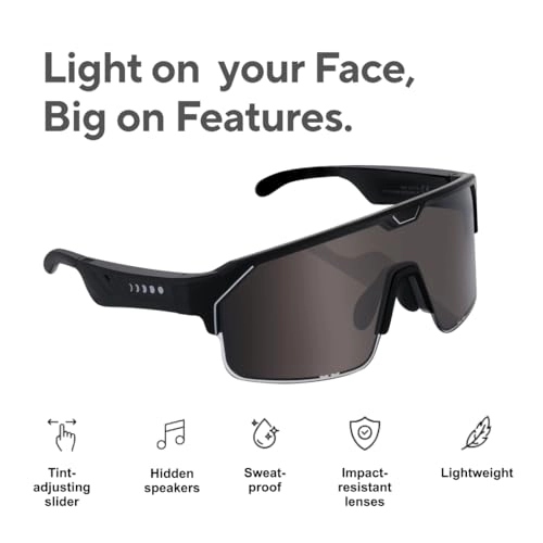 Music Shield - Matte Black Open-Ear Bluetooth