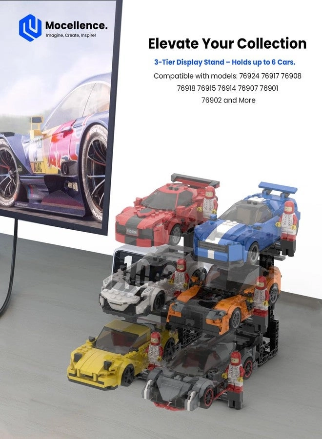 Display Stand for Lego Speed Champions Cars - 1 pcs