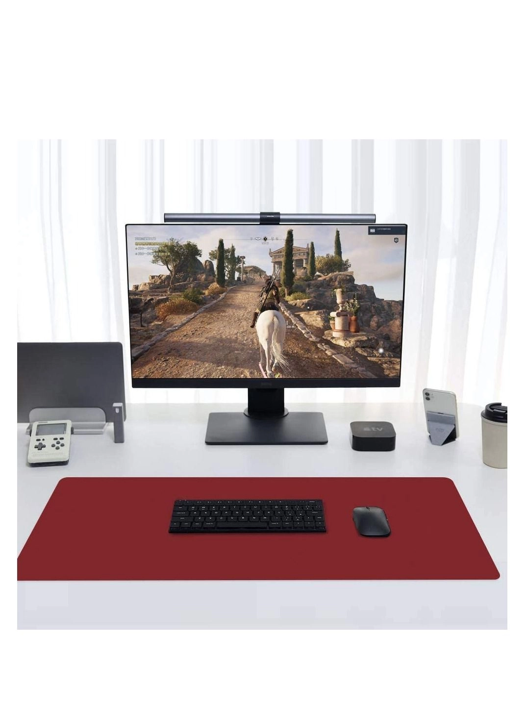 Large PU Leather Gaming Mouse Pad - 80x40 cm