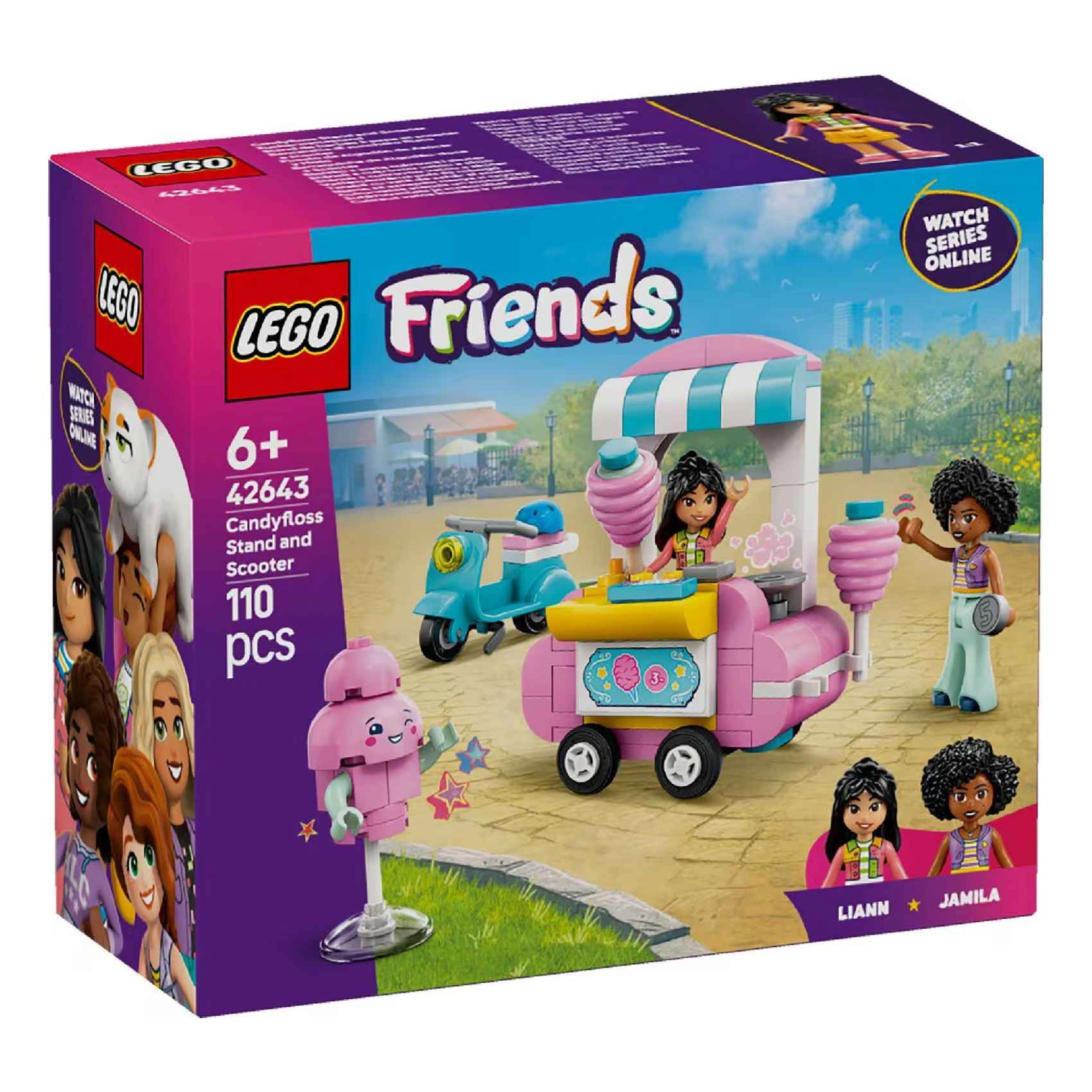 LEGO Friends Candyfloss Stand And Scooter (42643)