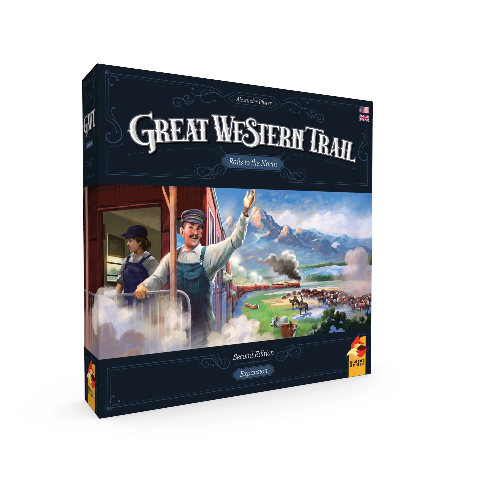 Asmodee Great Western Trail: Rails to the North (Second Edition)