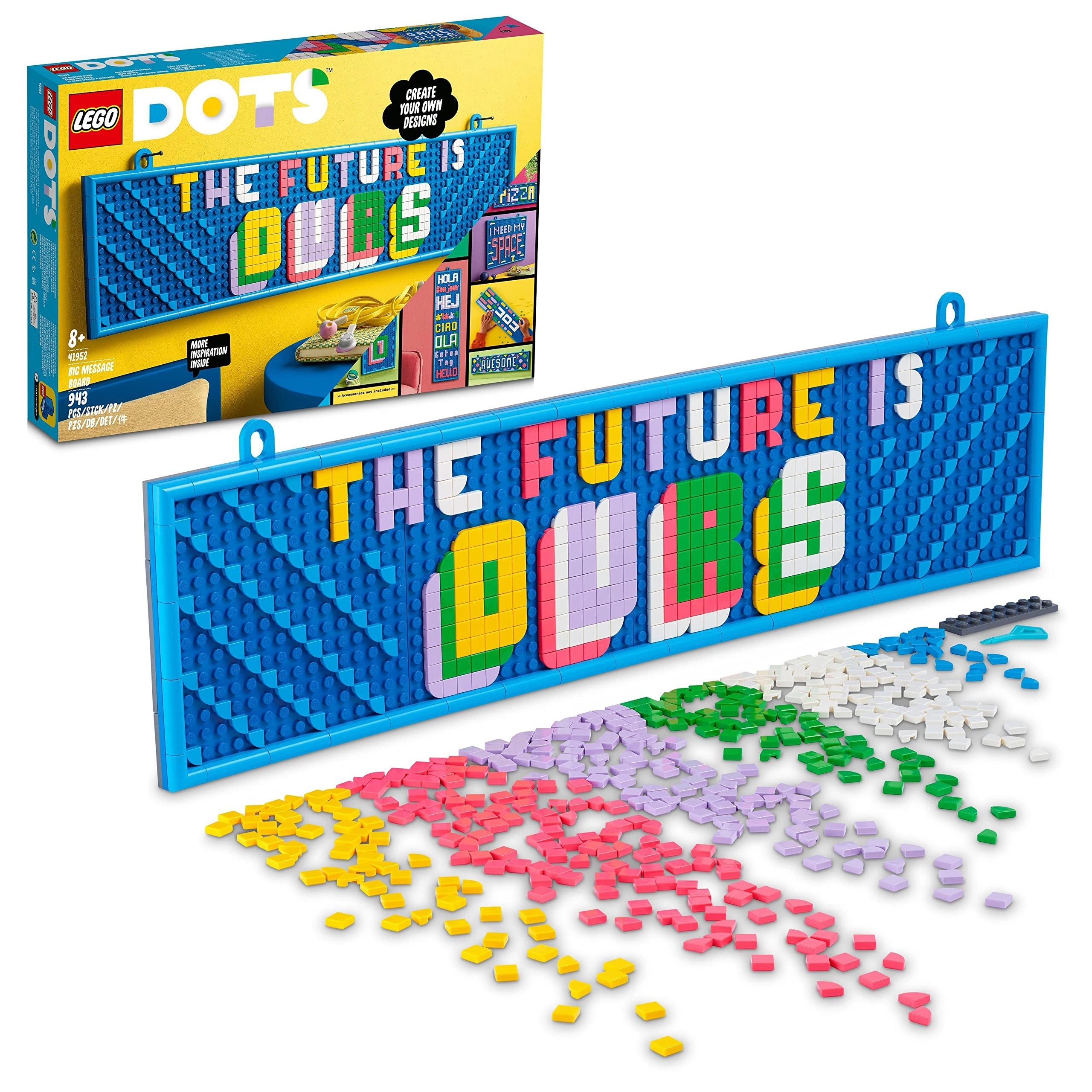 LEGO DOTS Big Message Board (41952) - DIY Craft Decoration Kit