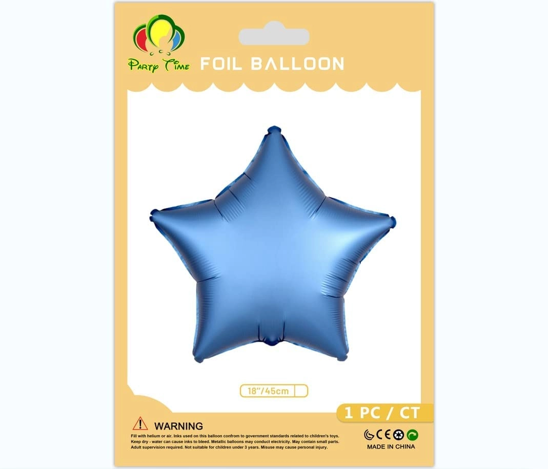 Matte Star Foil Balloon - 1pc/pack Mother's Day Wedding Decoration Engagement Birthday