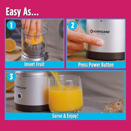 Hurricane Juicer - 45 watts 0.6 Liters