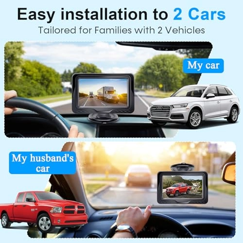 Dual RV Backup Camera System - Night vision wireless 1080P
