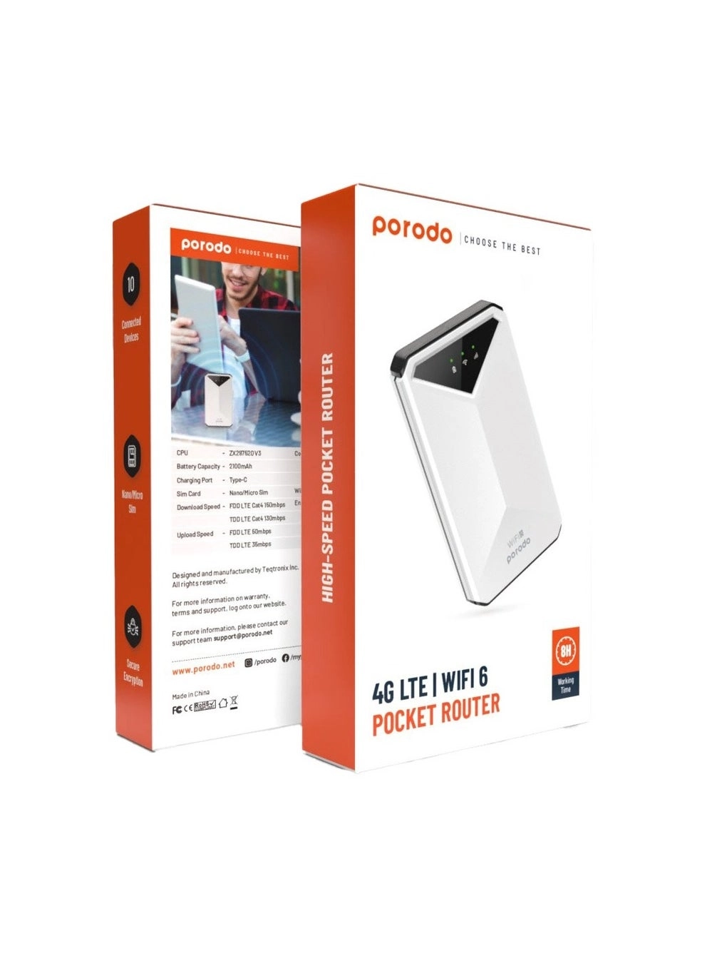 Pocket Router - 4G LTE Wifi 6 150 megabit per second