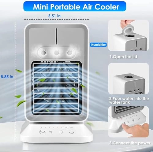 Portable Air Conditioner - 600ML Battery Powered