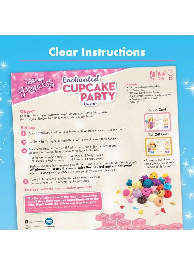 Disney Princess Enchanted Cupcake Party Game - English 3 years and up 40