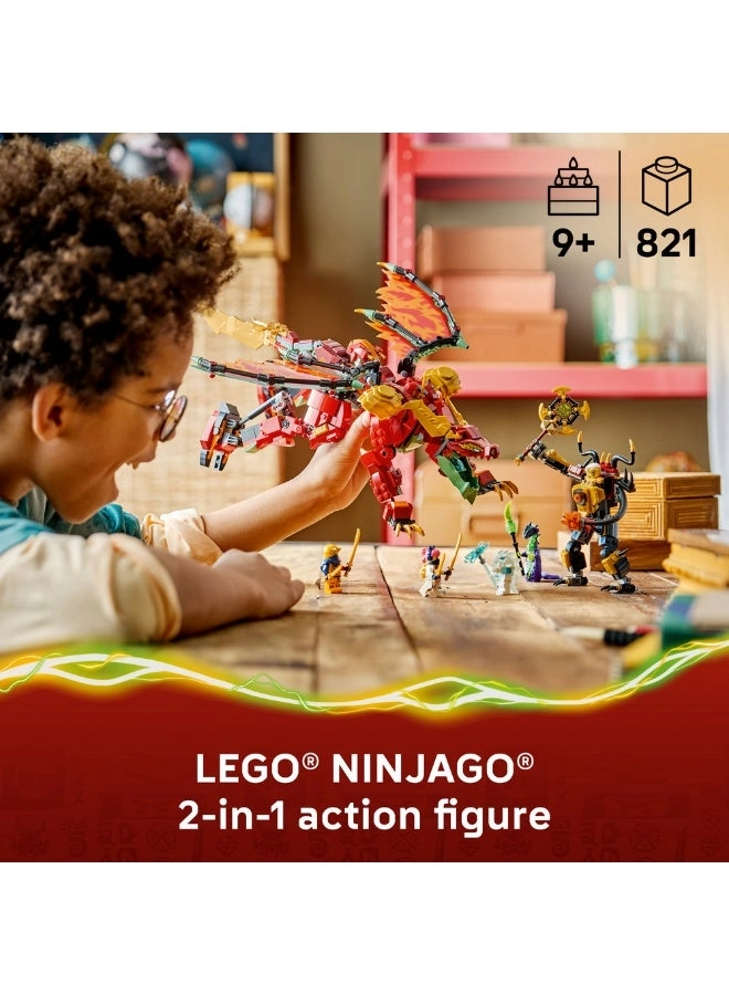 LEGO NINJAGO Wyldfyre's Transforming Dragon Mech (71868)