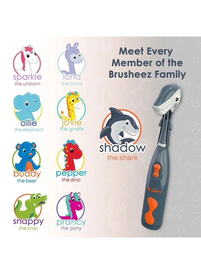 Kids’ Electric Toothbrush Set - Ages 3+ 2 Brush Heads 2-Minute Timer