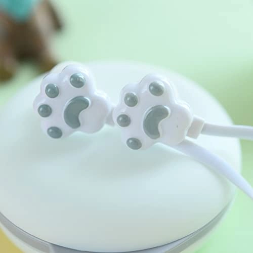 Cute Cat Claw Wired Earphone Bundle