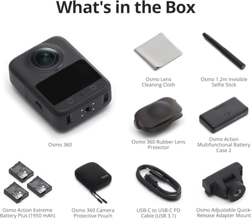 Osmo 360 - 1" 360° 8K 4K/120fps Combo