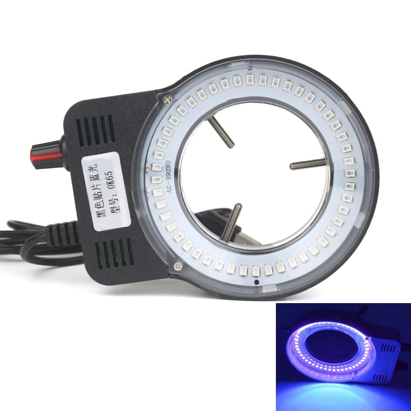 Ring Light Iluminator - Blue LED Adjustable