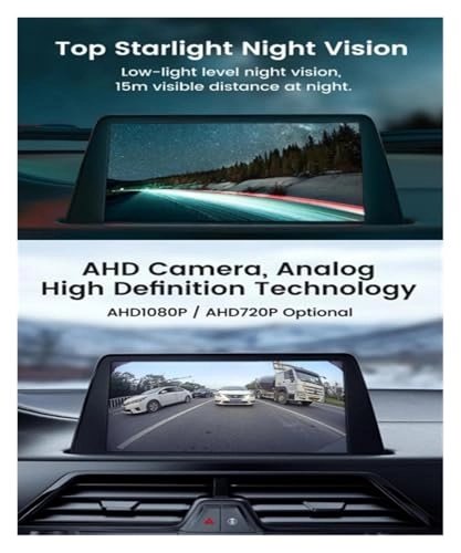 Reversing Camera - RCA interface PAL 512(H)X582(V); NTSC 512(H)X492(V)