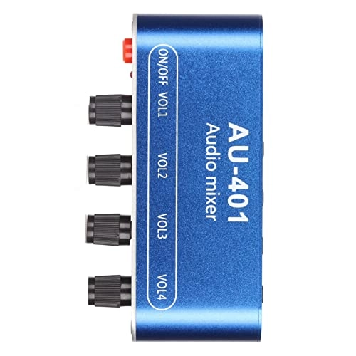 Mini Stereo Audio Mixer - 4 channels