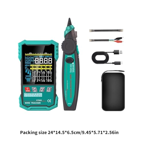 Networks Cable Tester - 1250mAh 2.5~400m 6000 Count