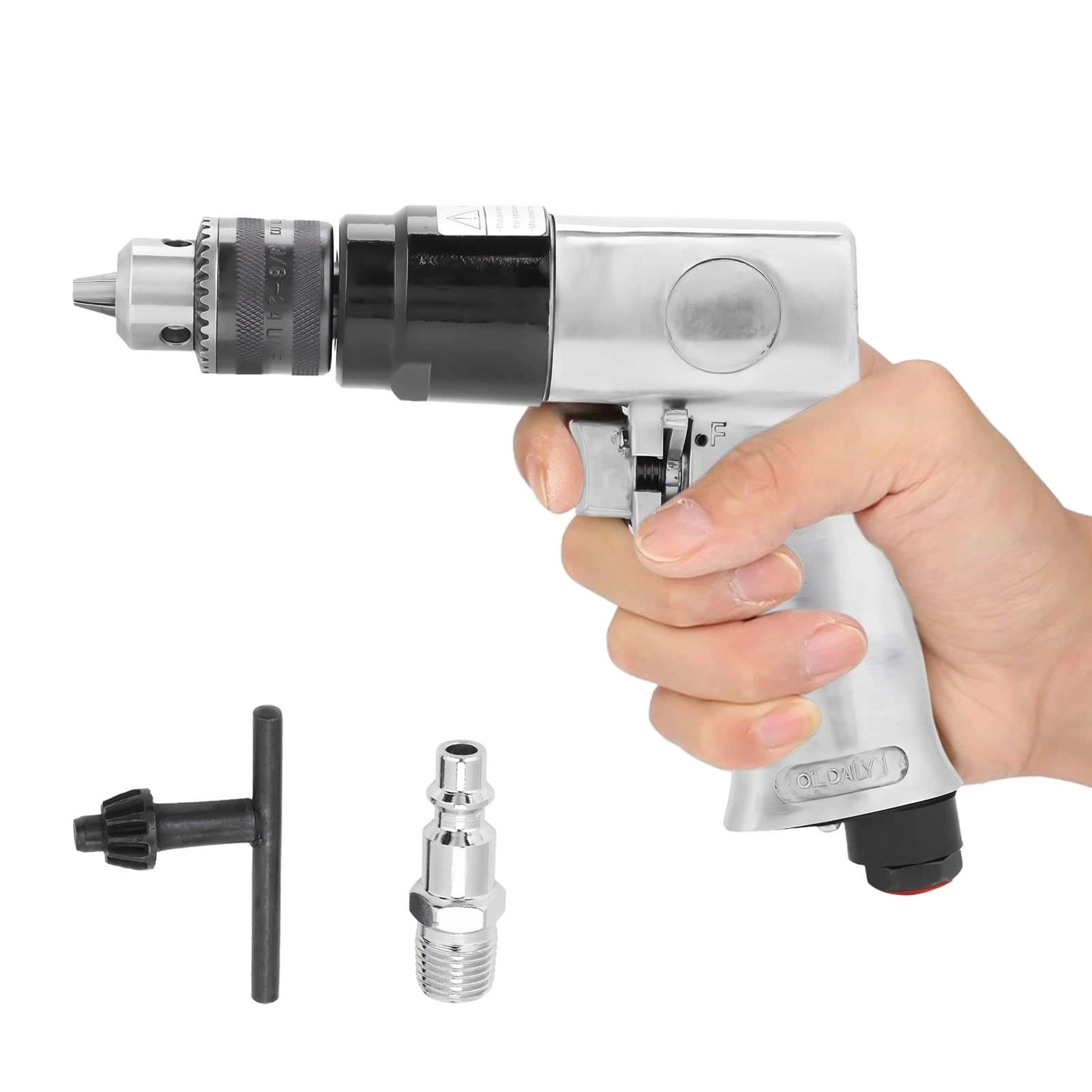 Frdhee Pneumatic Drill - 3/8" 1700rpm Reversible Air Powered